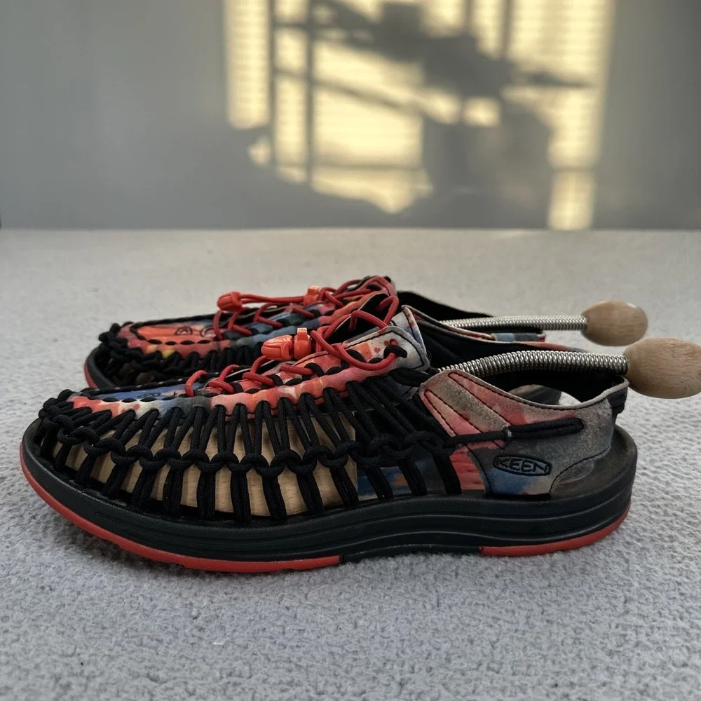 KEEN UNEEK 2 Cord New York At Night Sandals Men 10 Jerry Garcia 1024310